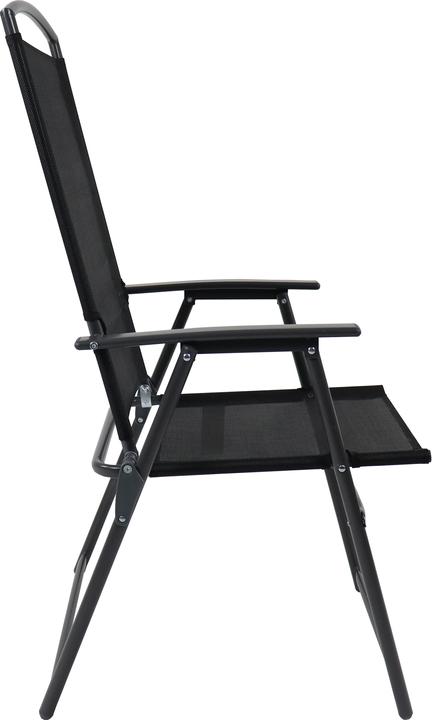Actual product image VCM 4 pcs garden chair high chair textilene foldable