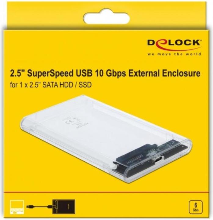 Productafbeelding Delock 2.5 Externe behuizing SATA HDD > USB3.0 (2.5")