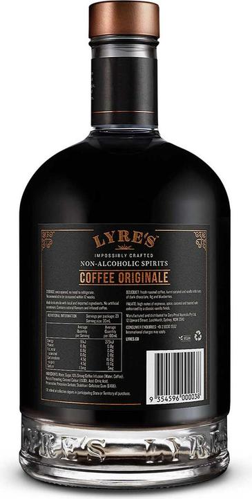 Actual product image Lyre's Coffee Originale (1 x 70 cl)