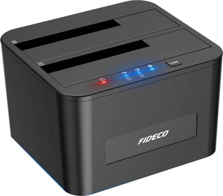 Image du produit Fideco YPZ04S2 Station d'accueil/clonage HDD/SSD (USB 3.0, SATA)