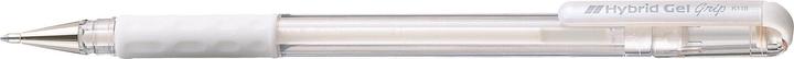 Pentel Hybrid Gel Grip (Transparent, Weiss, 1 x)