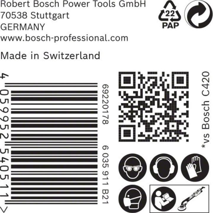 Produktbild Bosch Professional Zubehör EXPERT M480 Schleifnetz für Trockenbauschleifer, 225 mm, G 240, 25-tlg. (240)