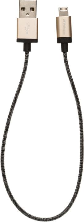 Actual product image Verbatim Lightning Cable - Champagne Gold - (0.30 m, USB 2.0)