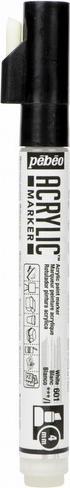 Immagine prodotto Pebeo Acrylic Marker Media Scapello Punta 4mm (Bianco, 4 mm)