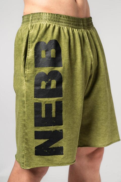 Actual product image Nebbia Washed-off Sweatshorts 367 - green (M)