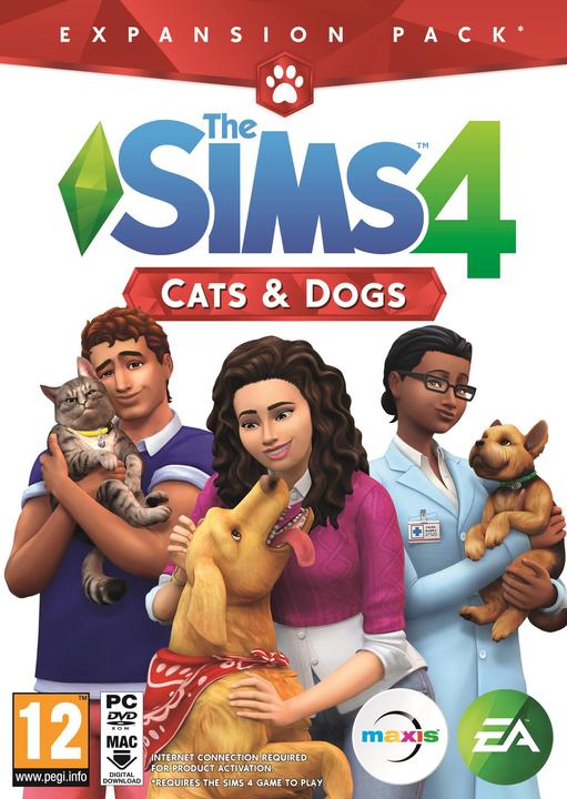 Image du produit EA Games Les Sims 4 - pack d'extension Chiens et chats (PC, Multilingue)