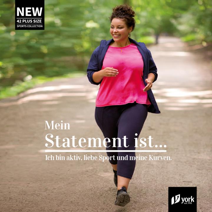 Produktbild York Fitness Sport 3/4 Leggins Navy Blau Grösse 50 (50)