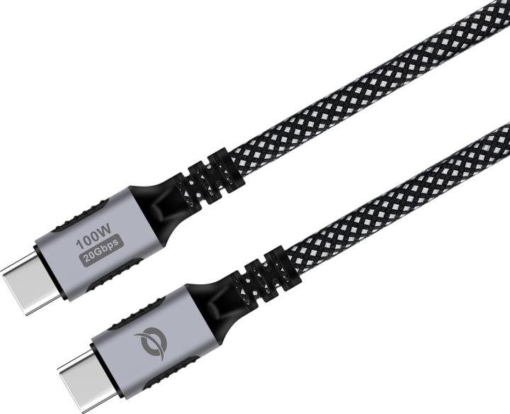 Immagine prodotto Conceptronic Kabel USB-C 3.2 -> C PD3.0 1.20m 5A 4K60Hz sw (1.20 m, USB 3.2 Gen 2x2, 100 W)