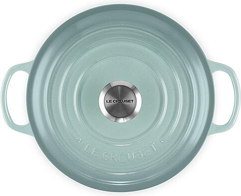 Produktbild Le Creuset Bräter SIGNATURE 20cm/2,4 Sea Salt (20 cm, Bräter + Schmortopf, Gusseisen)