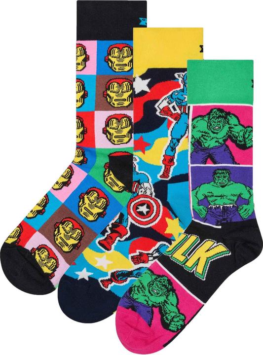 Actual product image Happy Socks Strümpfe MARVEL™ Avengers Socken 3er Pack (pack of 3, 41 - 46)