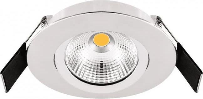 Produktbild EVN LED-Einbaustrahler IP44 ESW44N60102 6W 683lm 3000K dimmb schwenkb DA68 weis (683 lm)