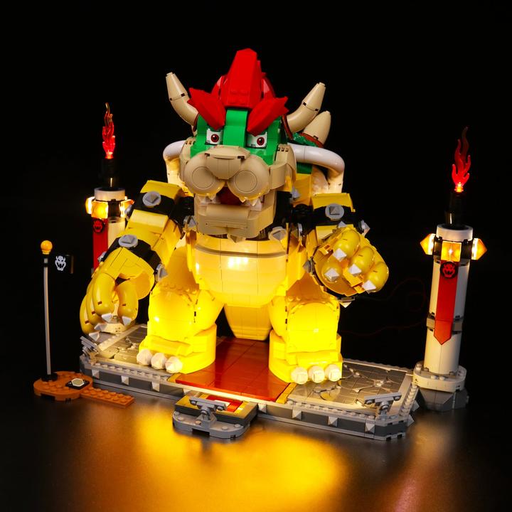 Actual product image BrickBling LED Licht Set für LEGO Super Mario: The Mighty Bowser (71411) inkl. Fernbedienung