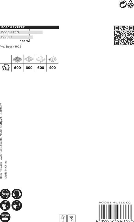 Produktbild Bosch Professional Zubehör EXPERT Construction Material Lochsäge, 68 x 60 mm (68 Millimeter)