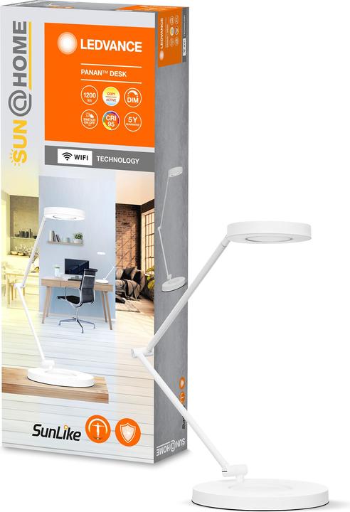 Actual product image Ledvance SUN@HOME SMART+ PANAN Desk Lamp WIFI TW (600 lm)