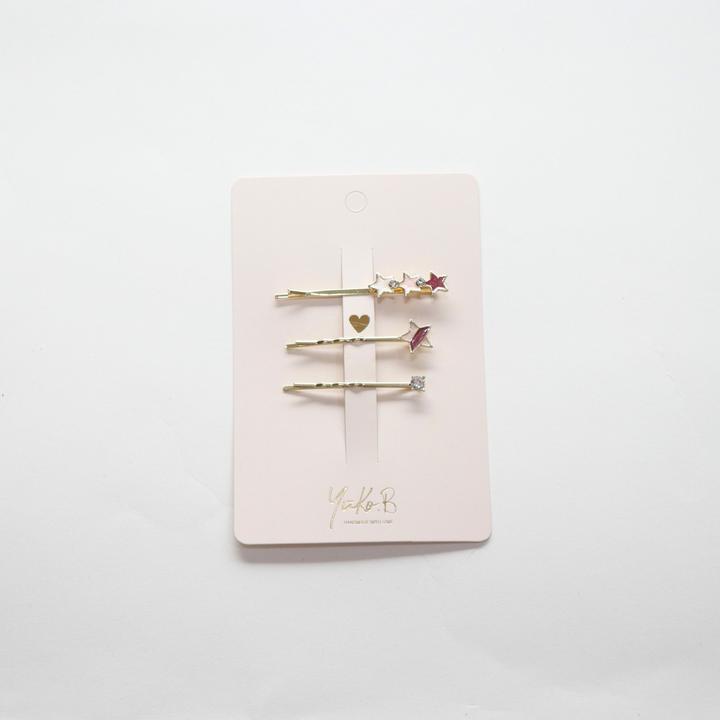 Image du produit Yuko.B Barrettes à cheveux 3 pcs. (3 pcs)