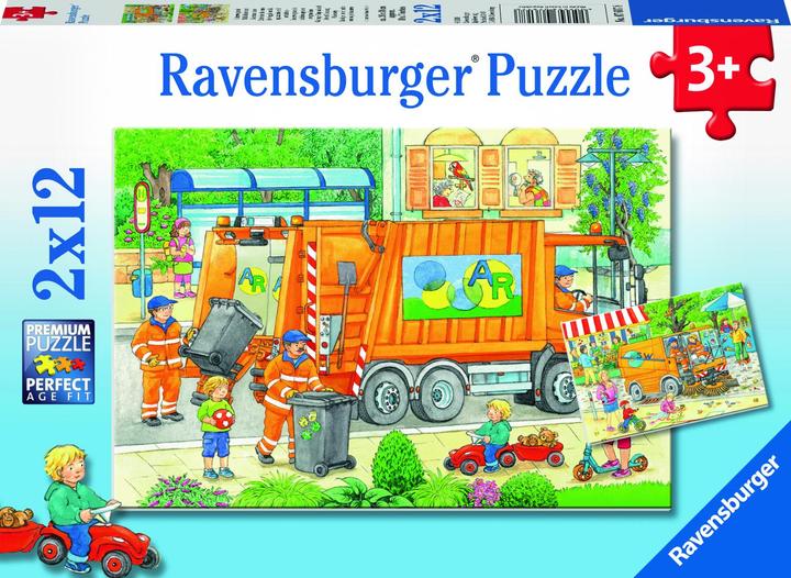 Produktbild Ravensburger Müllabfuhr & Kehrmaschine (12 Teile)