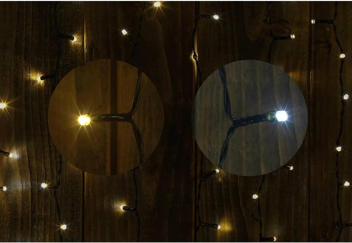 Produktbild Sygonix Solar-Lichterkette SY-5596928 LED Warmweiss, Kaltweiss Schwarz, Stand (10 m)