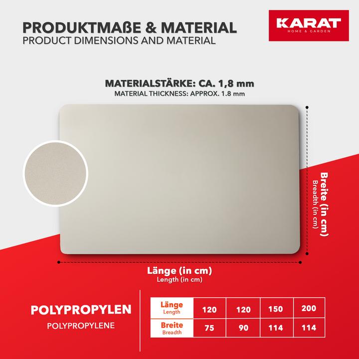 Immagine prodotto Karat Bodenschutzmatte Color (90 x 120 cm)