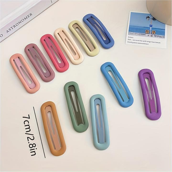 Image du produit Activity Board 20 pièces/clips de couleur aléatoire, reflets mats à l'huile, clips à cheveux mignons et cool, y (20 pcs)