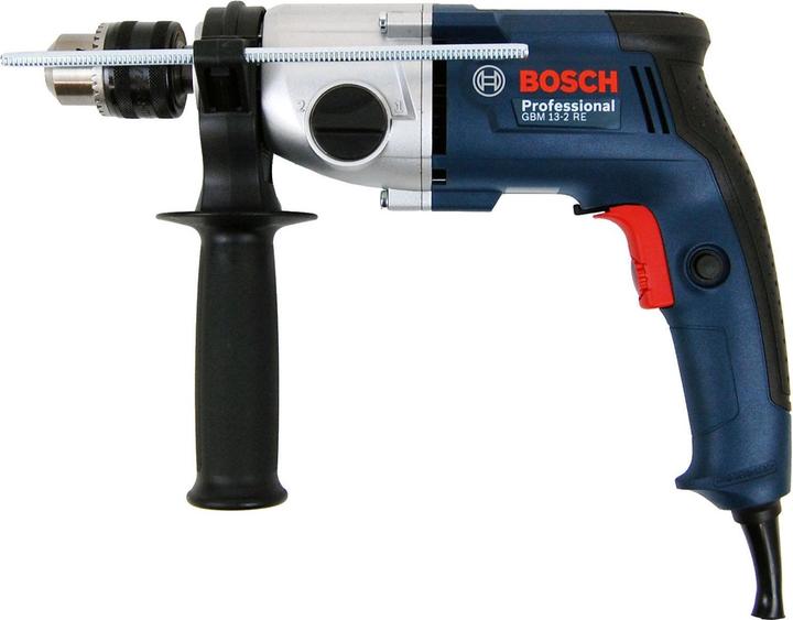 Bosch Professional Bohrmaschine GBM 13-2 RE, mit Zahnkranzbohrfutter 1,5 - 13 mm (Netzbetrieb)