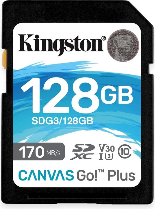 Productafbeelding Kingston Canvas Go! Plus (128 GB, SDXC, U3, UHS-I)