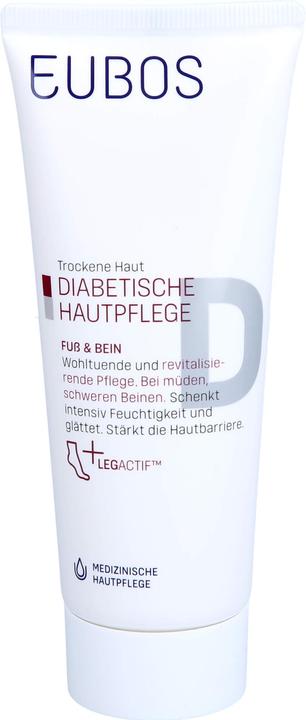 Immagine prodotto Eubos Crema per la cura della pelle dei piedi e delle gambe dei diabetici, 100 ml (Pediluvio, 100 ml)