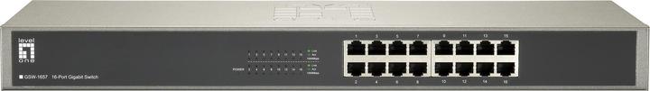 Immagine prodotto LevelOne GSW-1657: interruttore 16Port, 1Gbps (16 Porti)