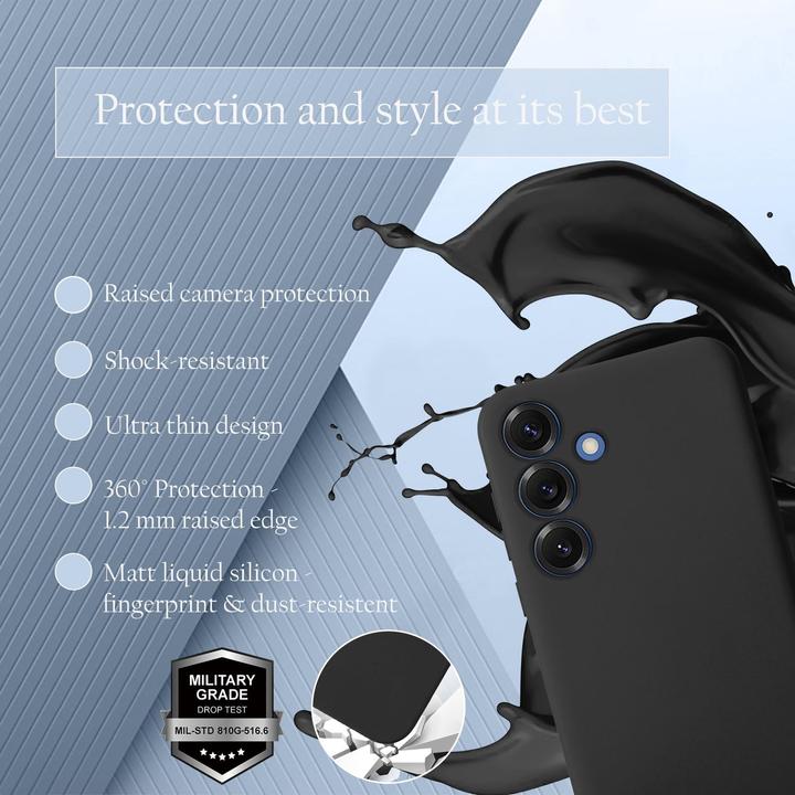 Produktbild Cadorabo Hülle für Samsung Galaxy S25 im Liquid Case Design (Samsung Galaxy S25)