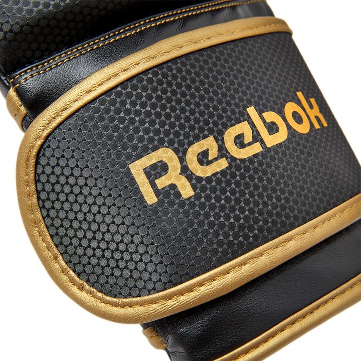 Actual product image Reebok Boxing Gloves Pro Black/Gold (14 OZ)