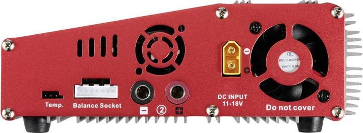 Actual product image Reely V-Charge 200 Duo model making multifunction charger 12 V, 230 V 10 A NiMH