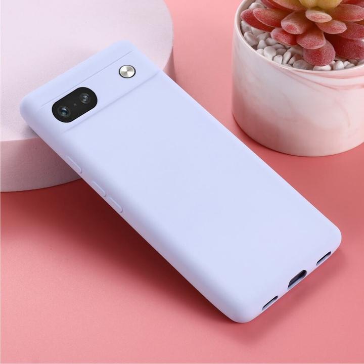 Image du produit Cover-Discount Google Pixel 7a - Étui en caoutchouc silicone violet (Google Pixel 7a)