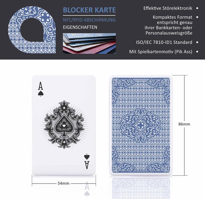 Produktbild Aplic Rfid Blocker Karte 2er Set