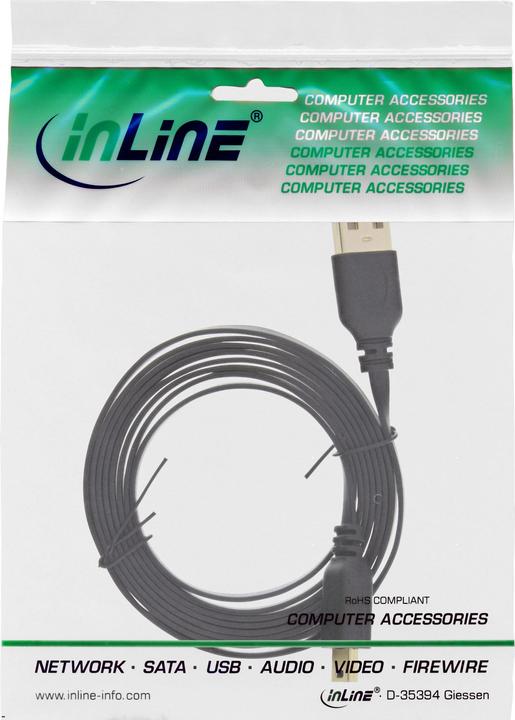 Produktbild InLine USB Typ A – Mini USB B (1 m, USB 2.0)
