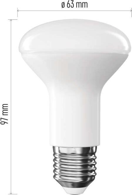 Produktbild Emos LED Lampe Classic R63 / E27 / 7 W (60 W) / 806 lm / Warmweiss (E27, 7 W, 806 lm, 1 x, E)
