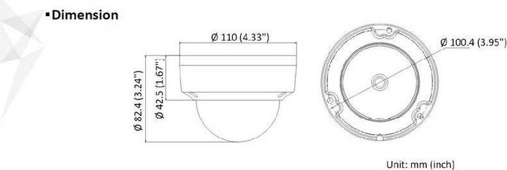 Image du produit Hikvision DS-2CD1121-I (1920 x 1080 Pixels)