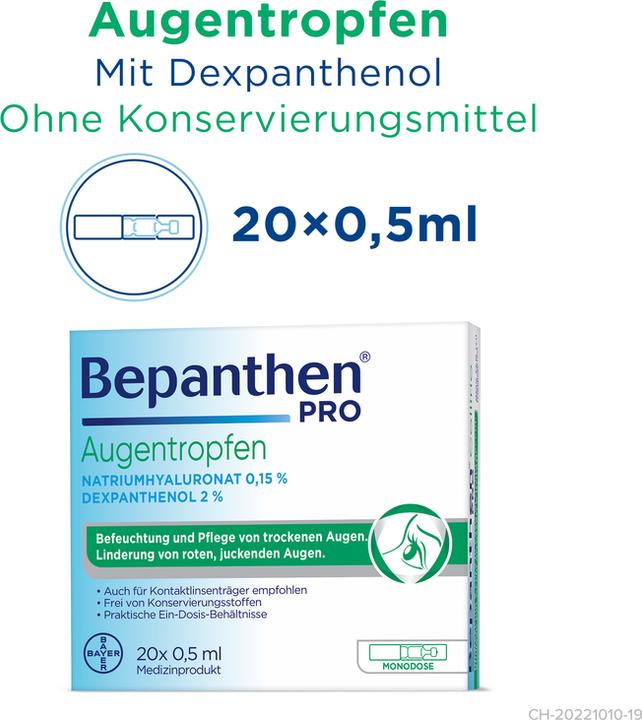 Label énergétique Bepanthen PRO Collyre (10 ml)