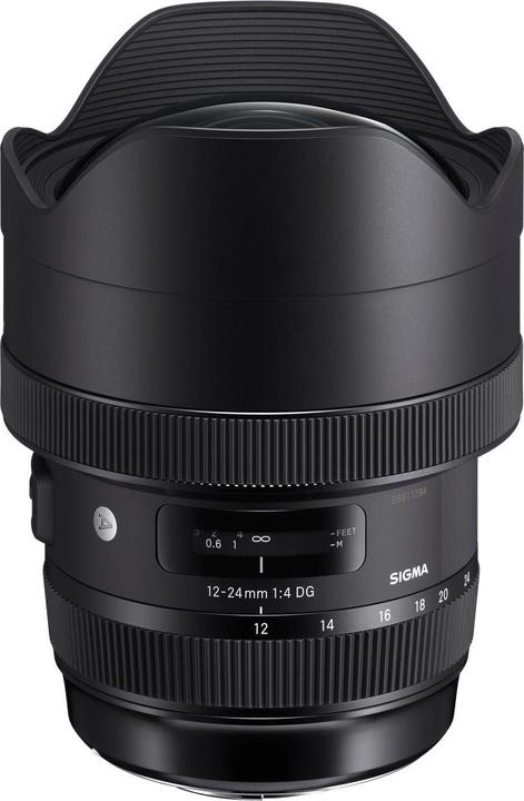Sigma 12-24mm f/4.0 DG HSM ART, Canon EF (Canon EF, Canon EF-S, APS-C / DX, Plein format)