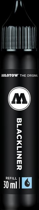 Produktbild Molotow Blackliner Nachfülltinte 30ml schwarz (Nachfülleinheit, Schwarz)