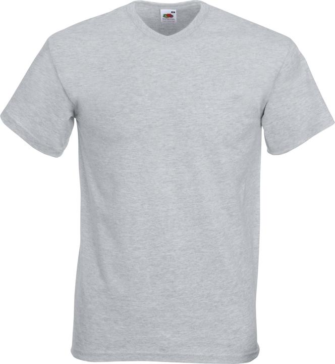 Fruit of the Loom Valueweight Tshirt Mit Vausschnitt Kurzärmlig (4XL)