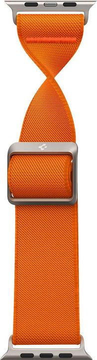 Actual product image Spigen Fit Lite Band for Apple Watch Series 42, 44, 45, 49 mm - orange (42 mm, 44 mm, 45 mm, 49 mm, Nylon, Fabric, Stainless steel)