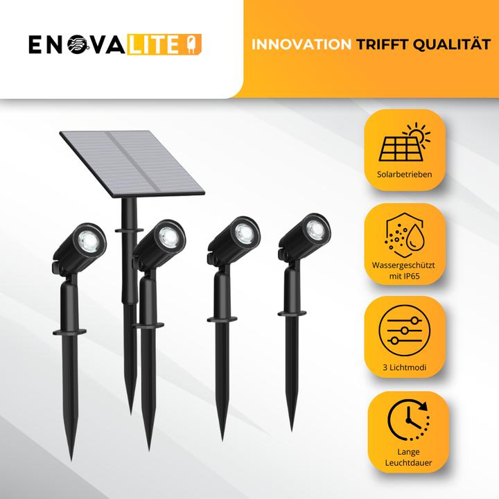 Immagine prodotto Enovalite Solar LED-Gartenstrahler (90 lm, IP65)