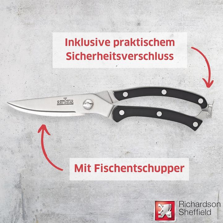 Actual product image Richardson Sheffield V Sabatier poultry shears