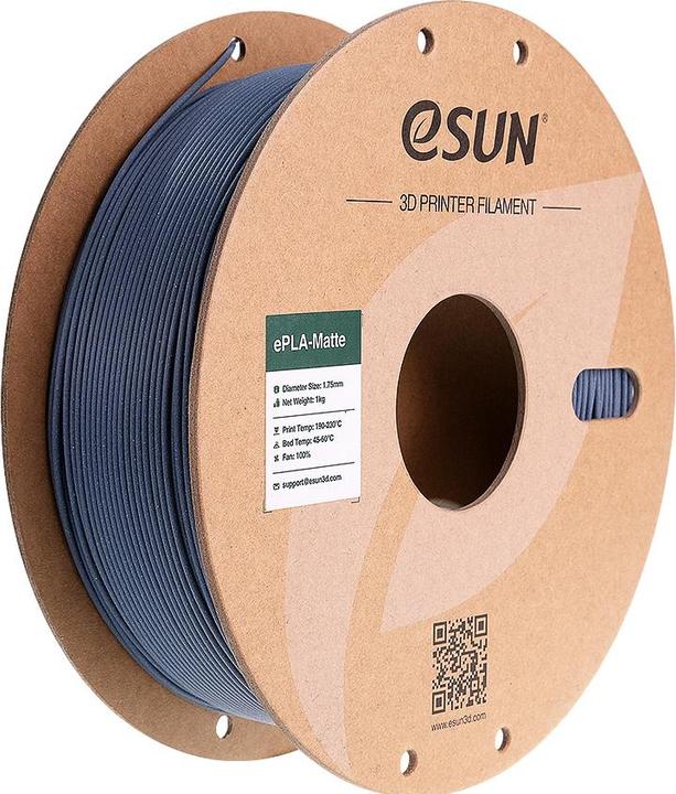 Immagine prodotto eSUN Filamento ePLA Mat Grigio Scuro 1,75mm 1Kg (PLA, 1.75 mm, 1000 g, Grigio)