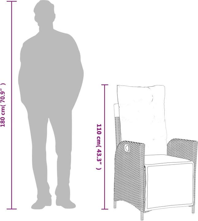 Produktbild VidaXL Jemie (110 cm)