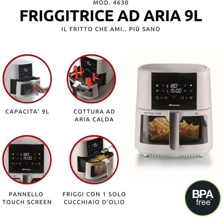 Actual product image Ariete 4630 Air fryer (CH plug)