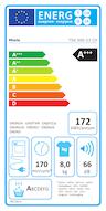 Energie-Label Miele TSA 500-23 CH (8 kg, Links, CH-Stecker)