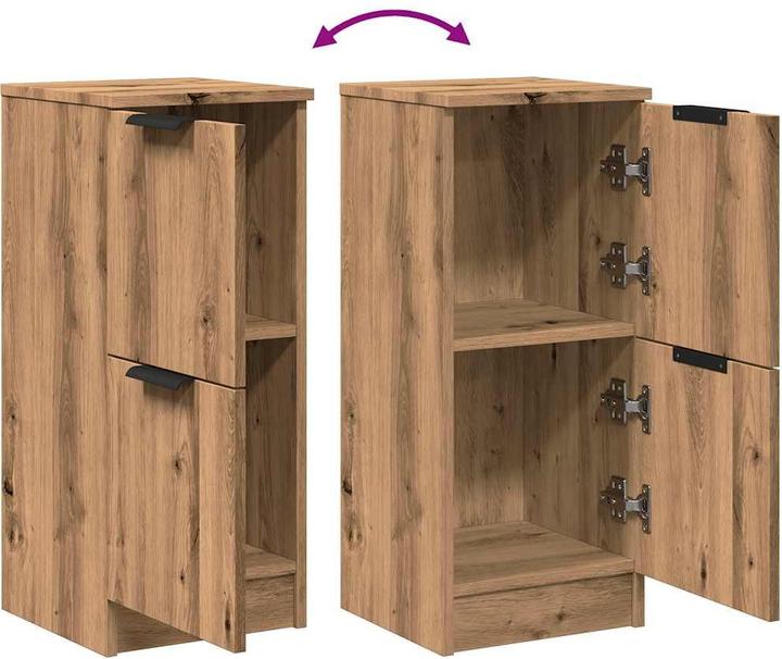 Actual product image VidaXL Sideboard Artisan-Eiche 30x30x70 cm Holzwerkstoff (30 x 30 x 70 cm)