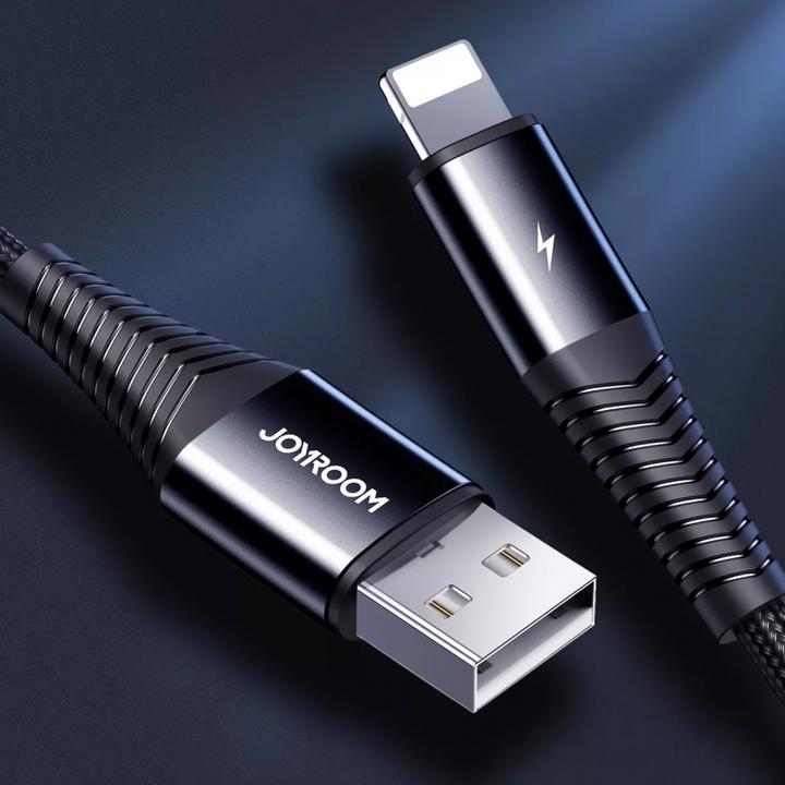 Produktbild Joyroom S-1230G4 3in1 USB-C / Lightning / Micro USB 1.2m USB cable (black) (1.20 m)
