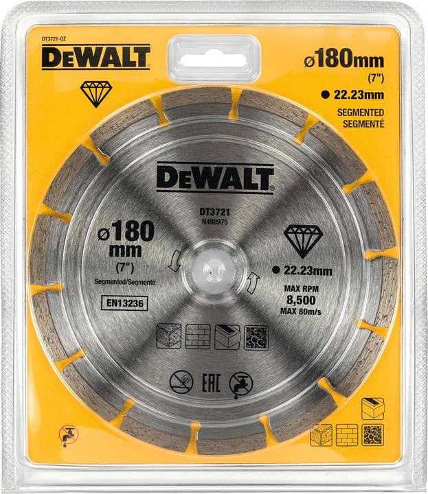 Produktbild DeWalt Diamanttrennscheibe Eco1 Universal 180mm