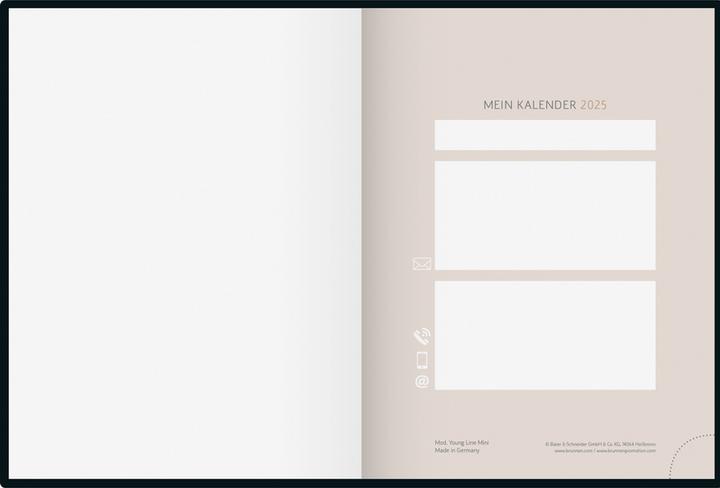 Immagine prodotto Ridoide Agenda tascabile Design Line 2025 360301525 1W/2S Flowers DE 12x16cm (12 x 16 cm, Tedesco)